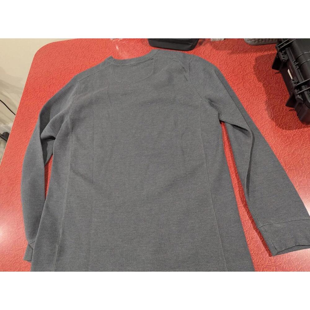 Eddie Bauer Thermal Men's Gray Long Sleeve Crew Neck Shirt Size L Nwt - Picture 3 of 3